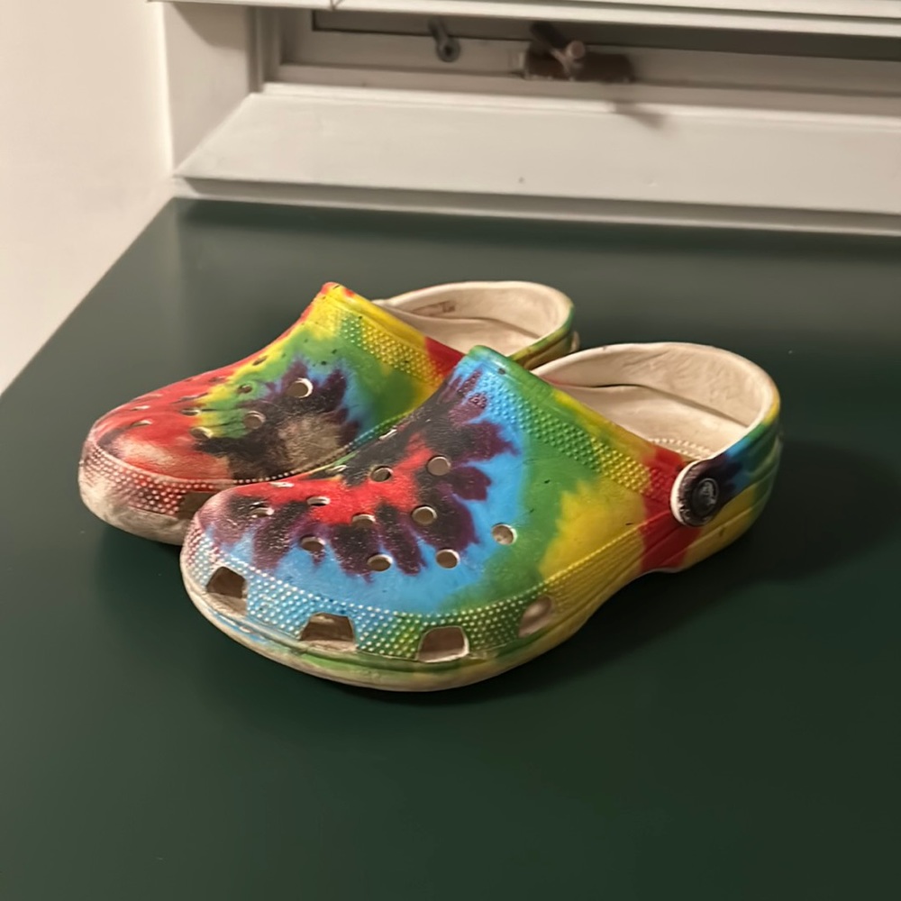 TyeDye Crocs